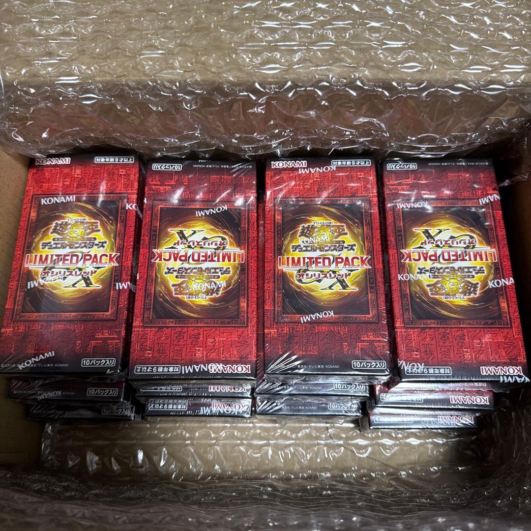 遊戯王　LIMITED PACK GX オシリスレッド12BOXシュリンク付き