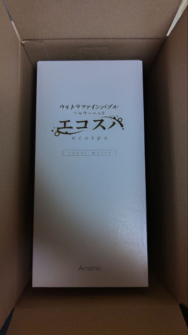 り*ん様 アラミック ウルトラファインバブルシャワーヘッド ロイヤルホワイト(新