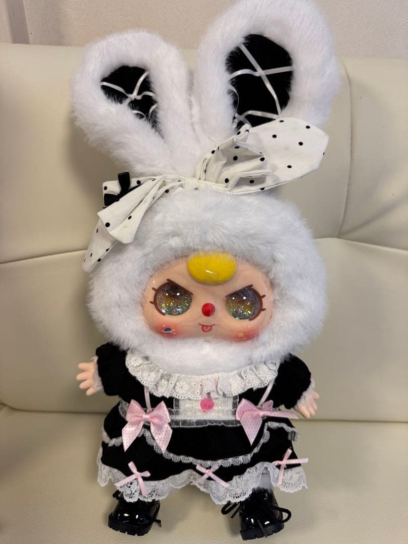 BABYTREEロリータドリームぬいぐるみ白黒なみだ目
