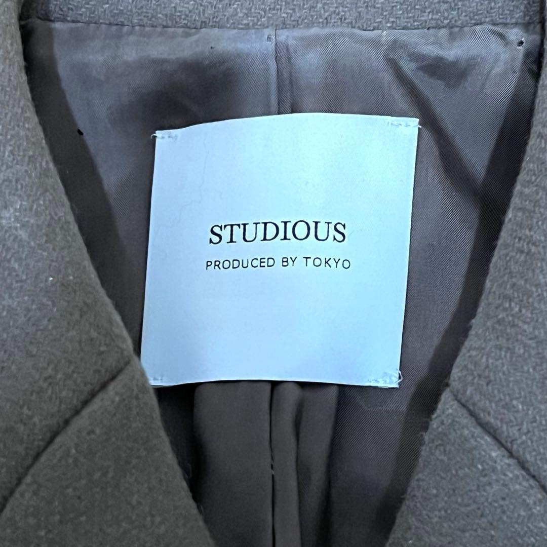 STUDIOUS ファブリカダブルウールチェスターコート サイズ1