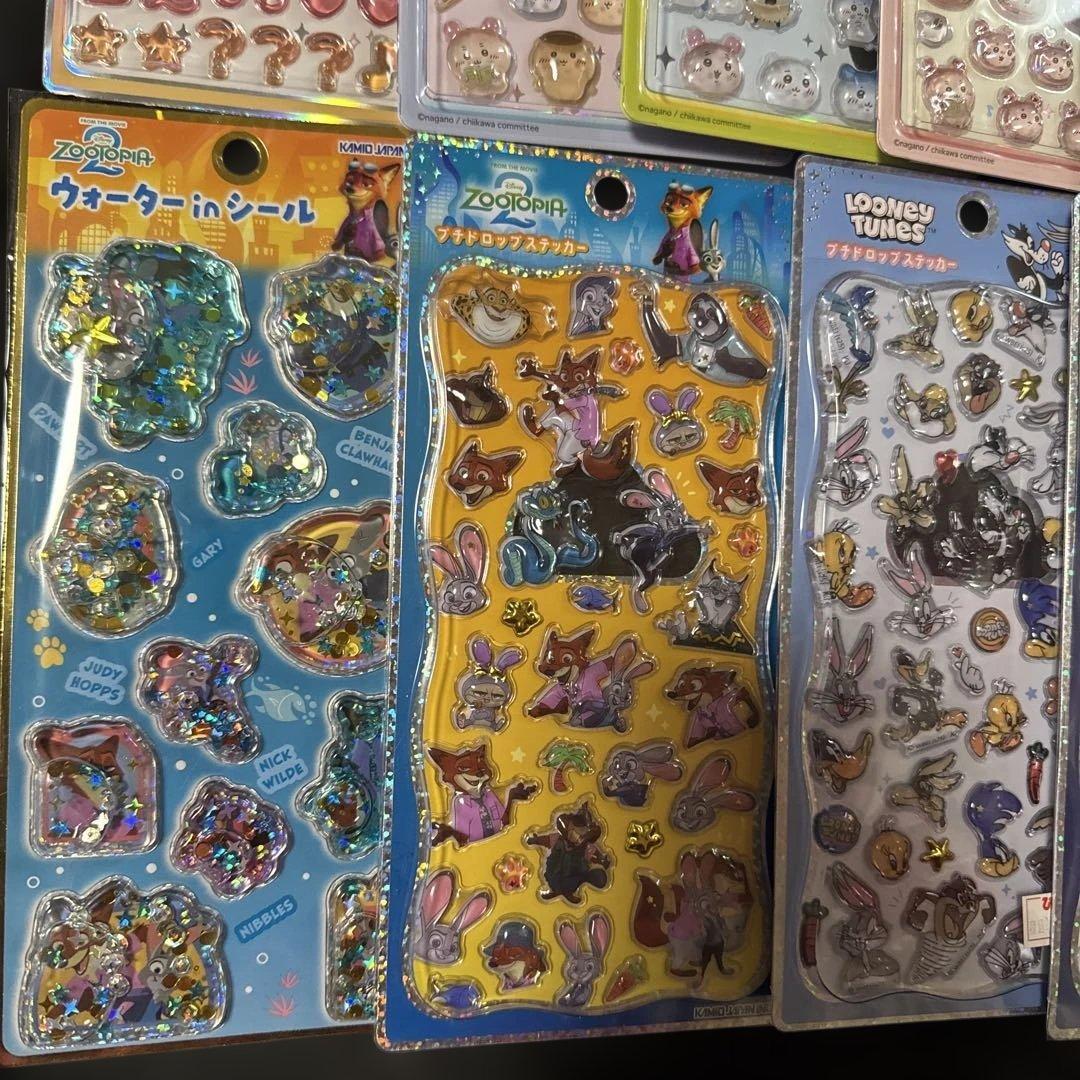 たまごっち　ちいかわ　ボンボンドロップシール　ディズニーボンボンドロップシール