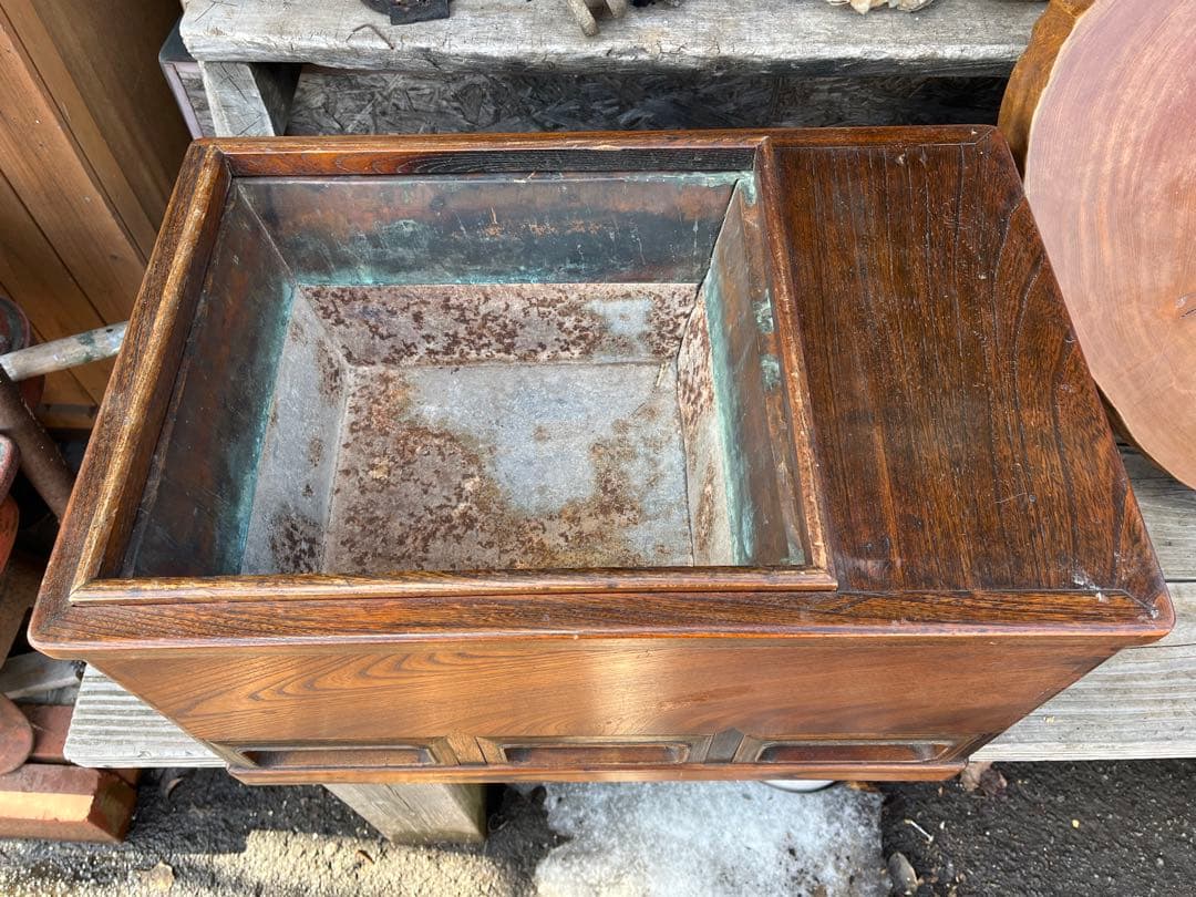 長火鉢、ケヤキ火鉢、囲炉裏、 60センチ火鉢、火鉢、木製火鉢