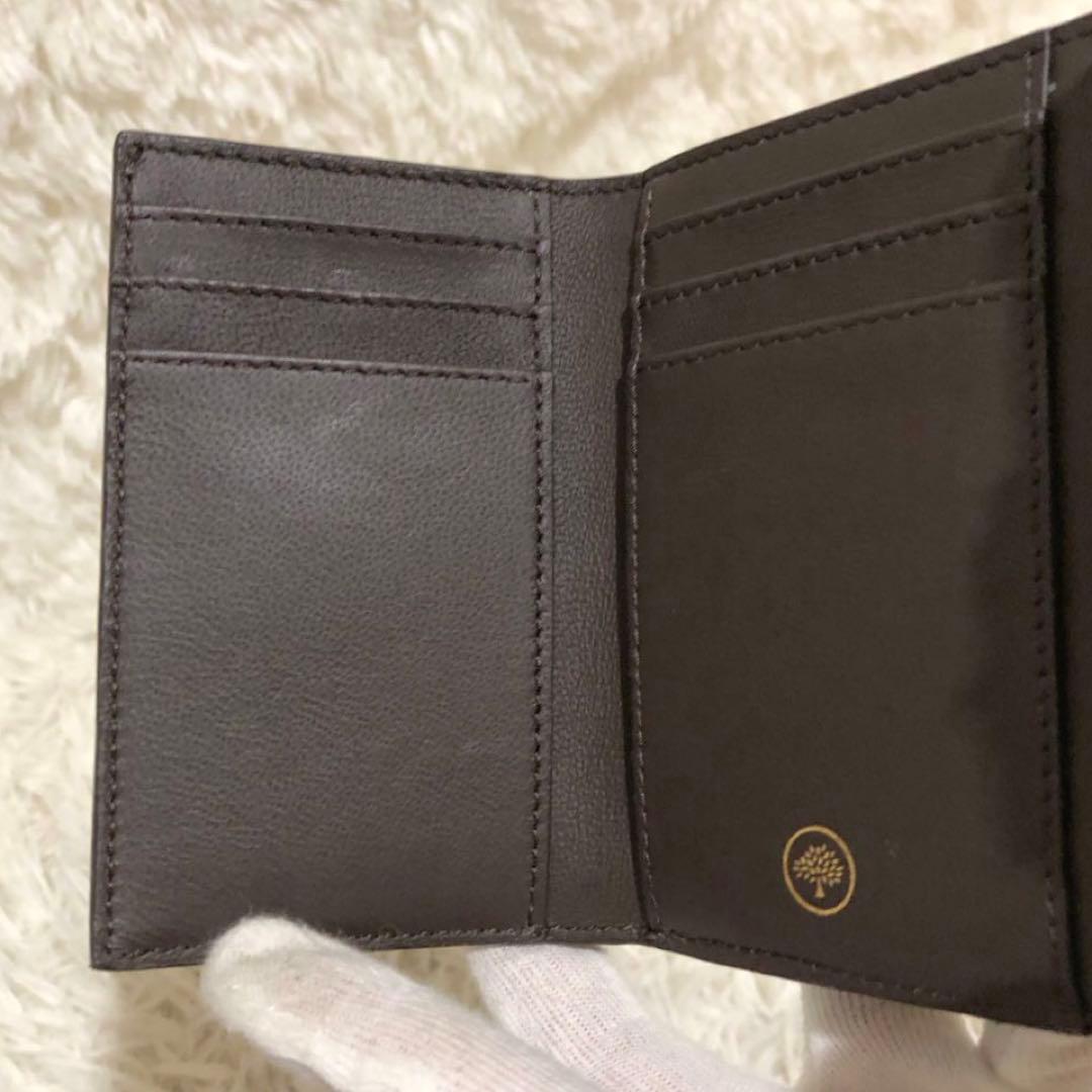 現行·未使用✨マルベリー レザー　三つ折り財布