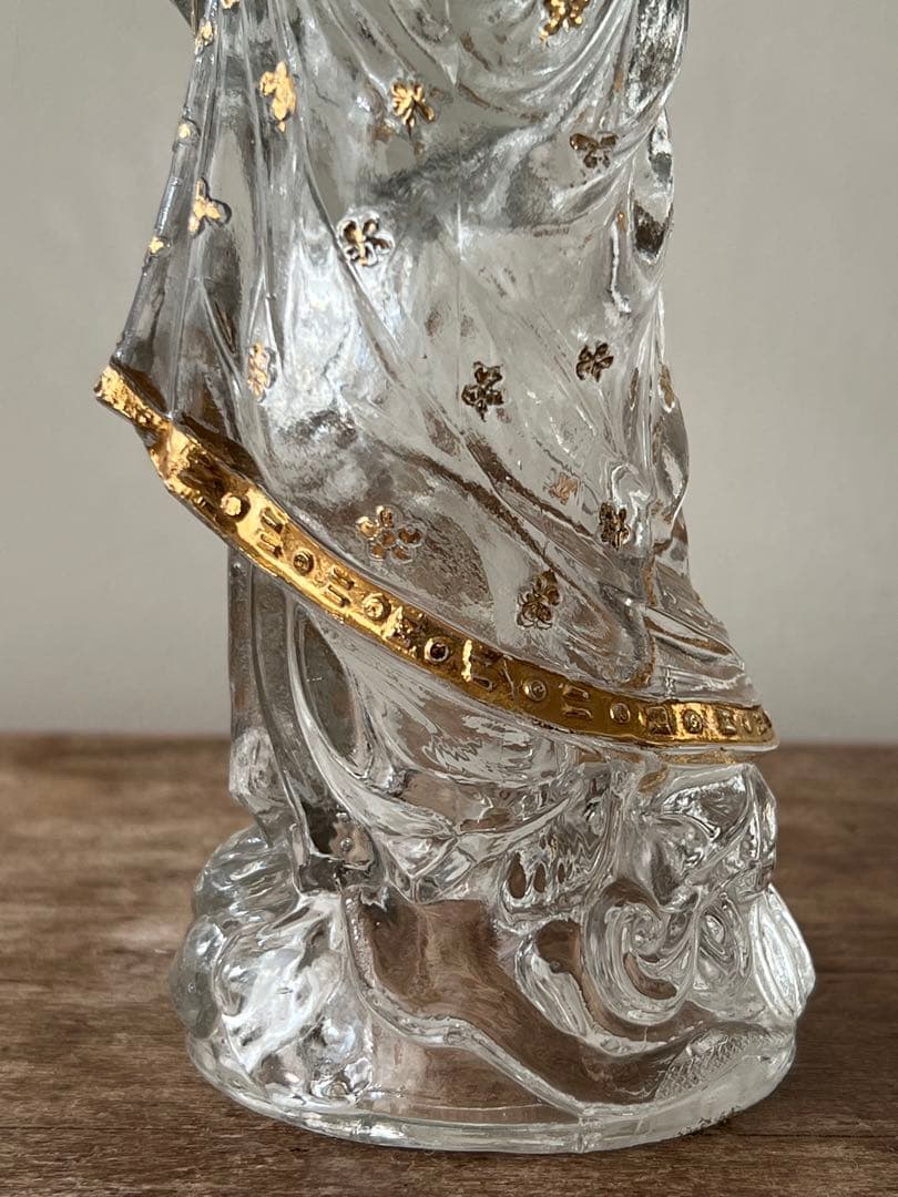 ガラス 聖母子像 マリア像