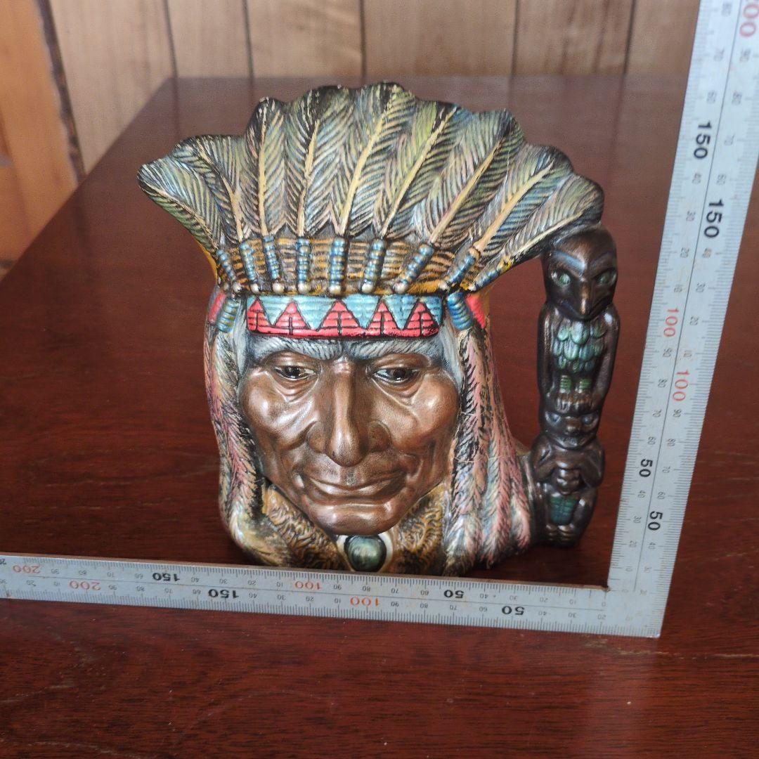 トビ−ジャグ　アンディアン　チ−フ　アンティーク　　希少品　コレクターアイテム