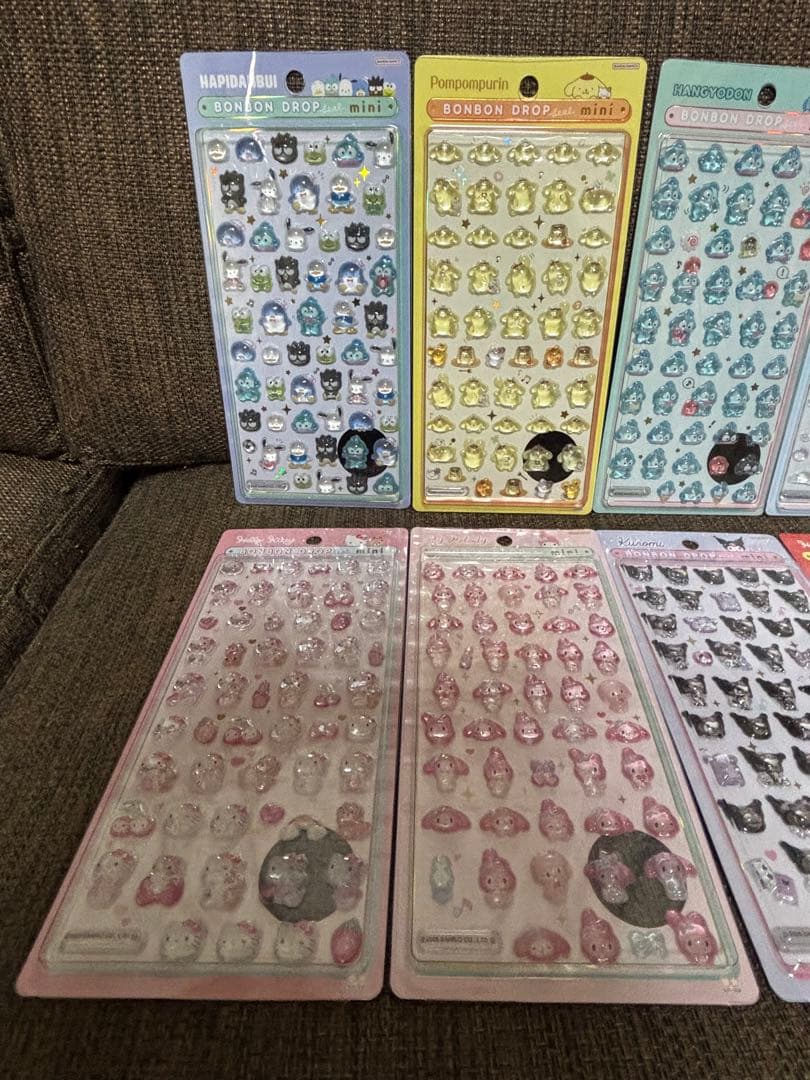 ボンボンドロップシール ミニ サンリオ 8種コンプ まとめ売り