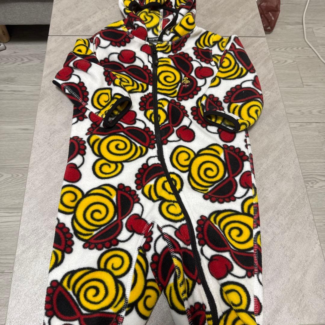 カラフル模様 フード付きアウター 70-80cm