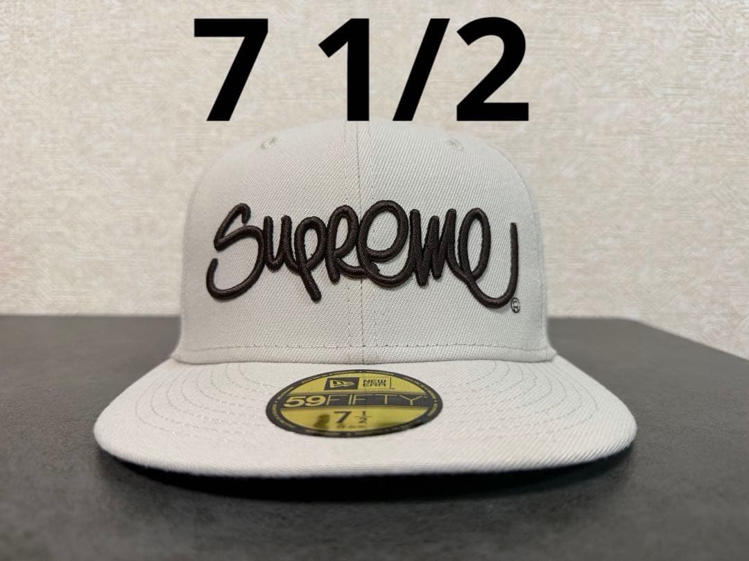 帽子 Supreme Handstyle New Era Stone 7 1/2