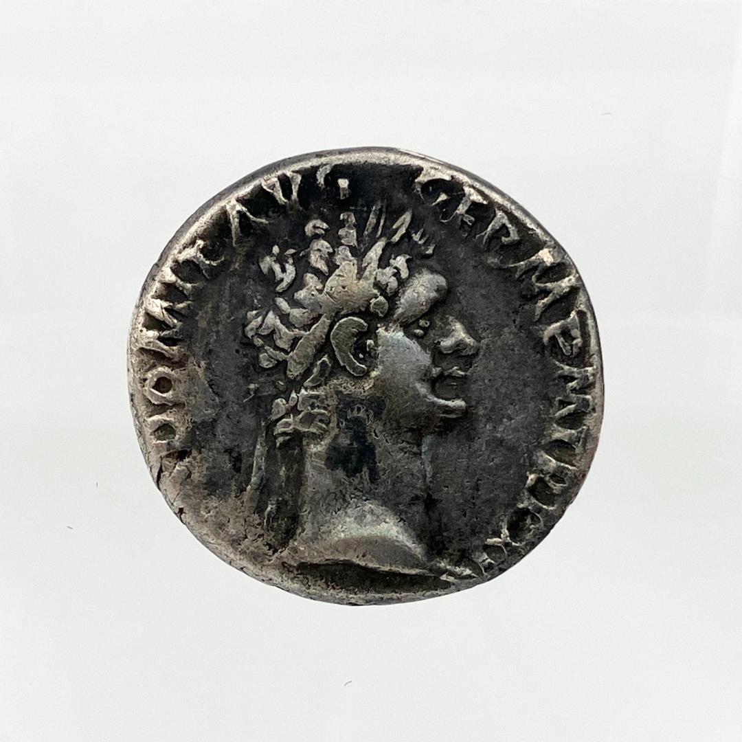 希少 古代ローマ帝国 デナリウス銀貨 ミネルヴァ アンティーク