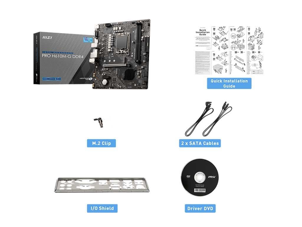 新品 MSI PRO H610M-G DDR4 LGA1700 14世代 対応