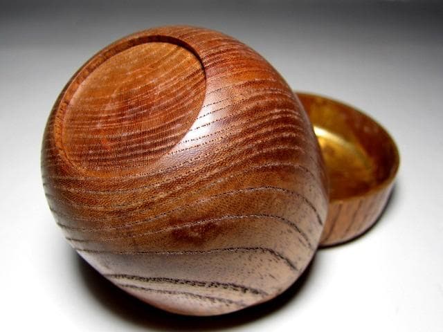 千家十職 指物師 駒沢利斎 桐木地 中棗 裏千家十四代 淡々斎花押　　　m129