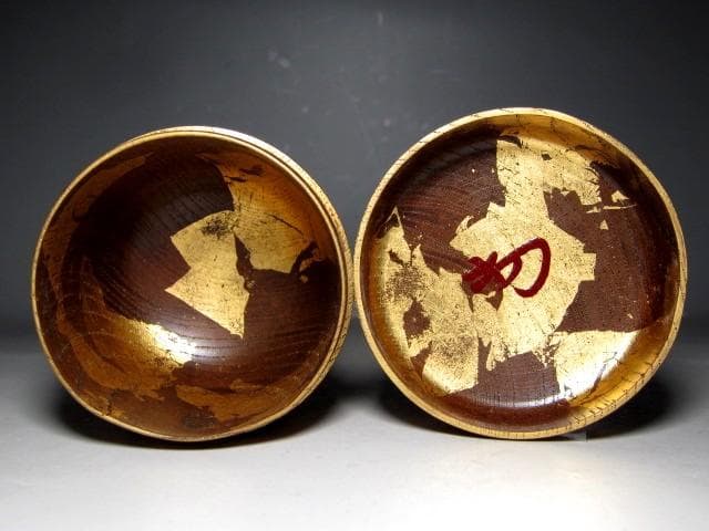 千家十職 指物師 駒沢利斎 桐木地 中棗 裏千家十四代 淡々斎花押　　　m129