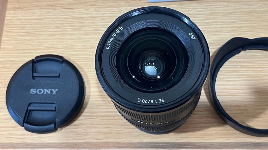 Sony FE 20mm F1.8 G レンズ