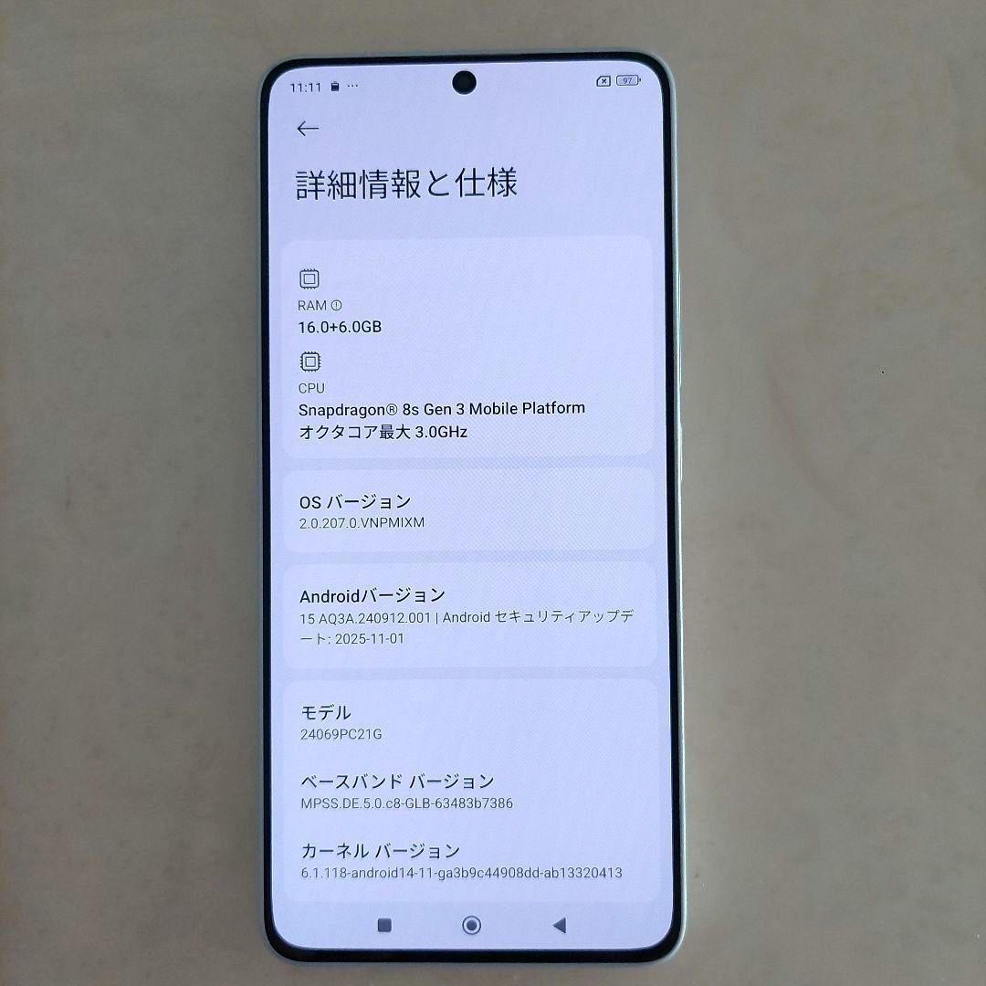 Xiaomi POCO F6 スマートフォン　RAM12GB、ROM512GB