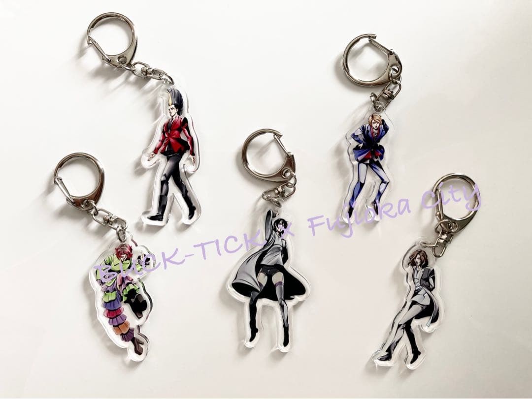 BUCK-TICK×藤岡市コラボグッズ❁アクリルキーホルダー❁フルコンプリート