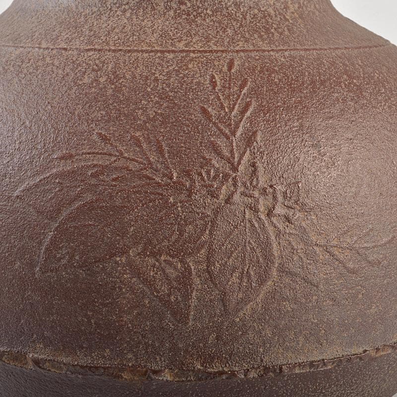 茶道具　人間国宝　釜師　高橋敬典作　桐文　真形釜　鉄釜　共布共箱　MR7512B