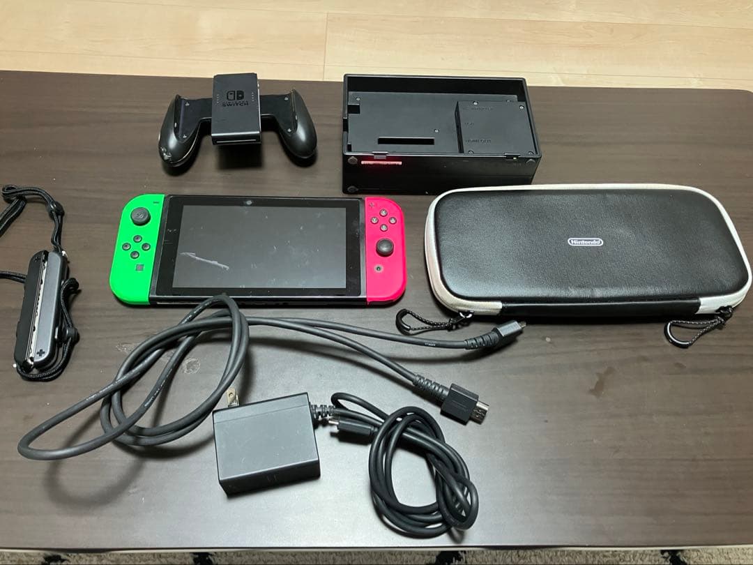 Nintendo Switch グリーン/ピンク 本体セット