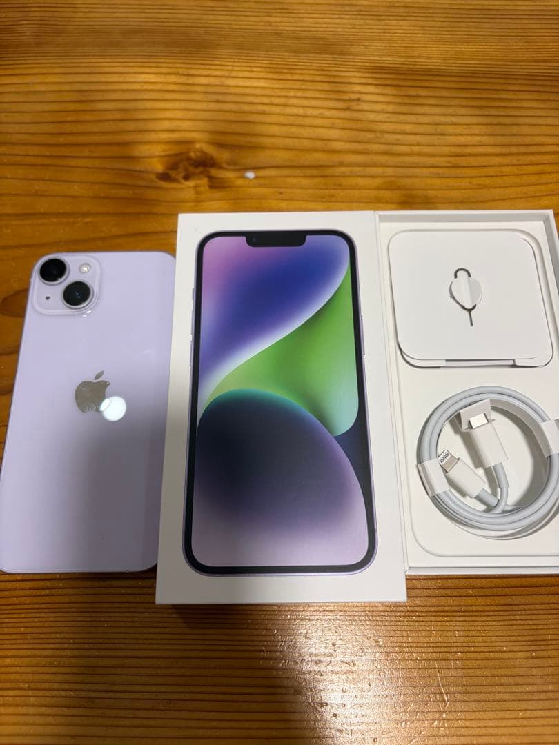 iPhone14 パープル　256GB