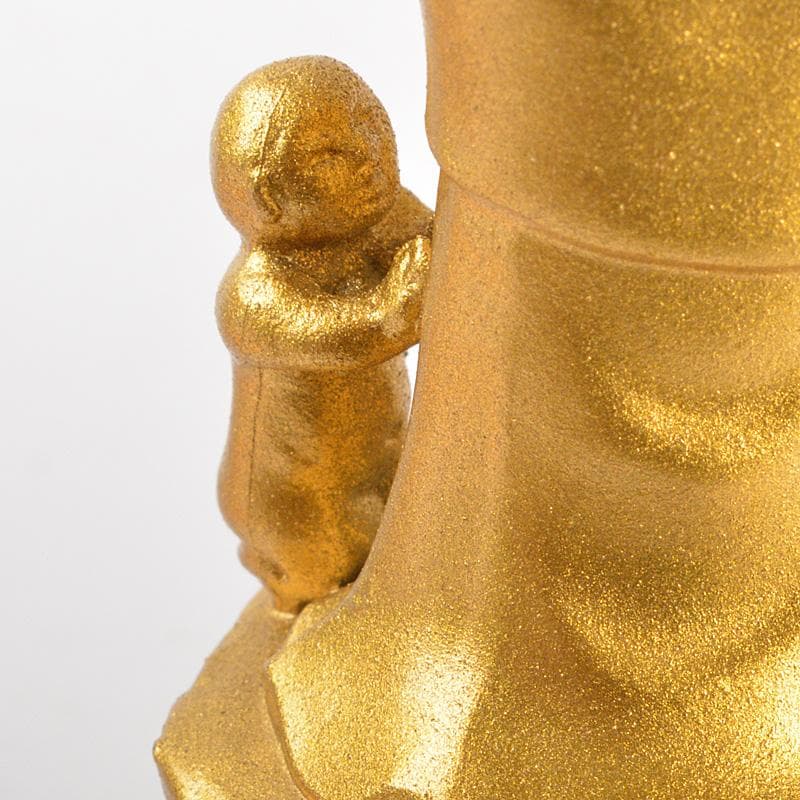 仏教美術　古銅鍍金　水子観音像　仏像　置物　箱付　C　5983