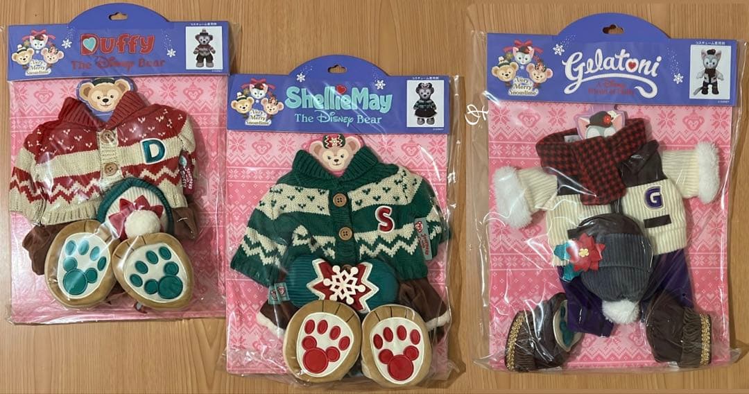 『完全未開封3点』 ダッフィー シェリーメイ ジェラトーニ 2015コスチューム