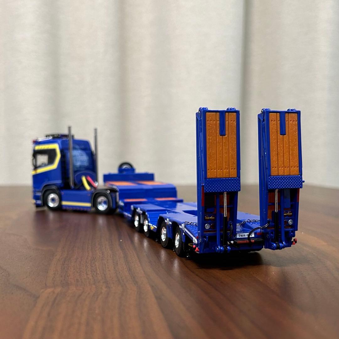 WSIスカニア 6×4セミホイールウェルローローダートレ1/50