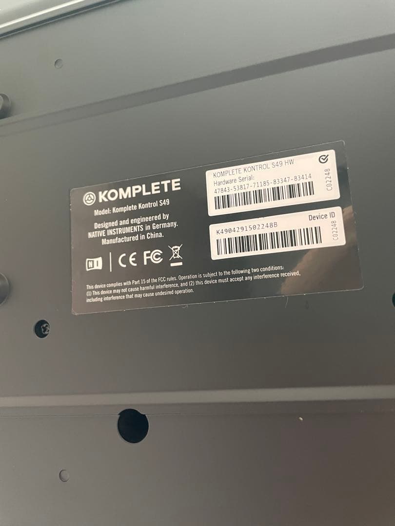 DTM・DAW Native Instruments KOMPLETE KONTROL S49