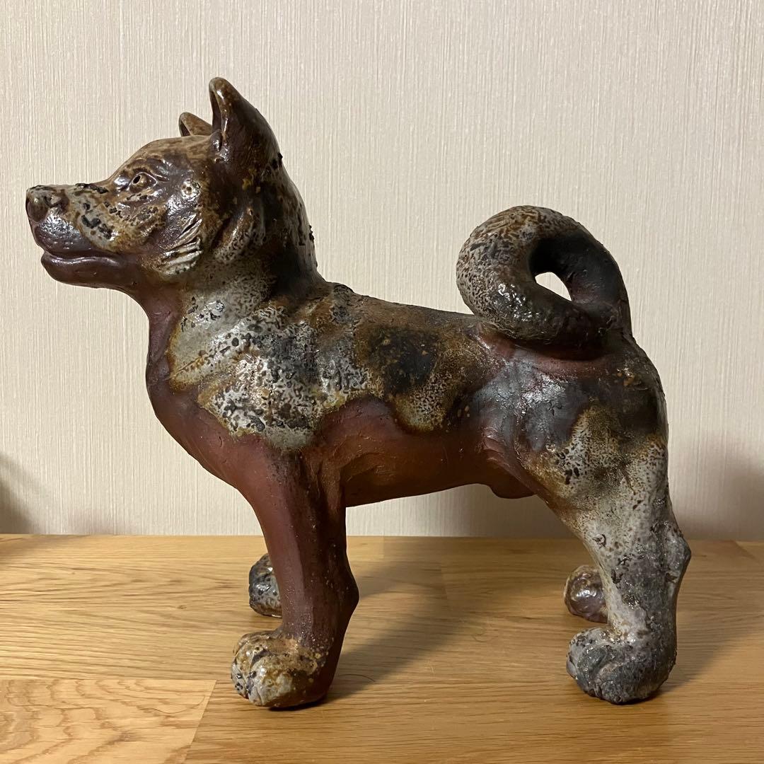 備前焼　犬　戌　縁起物　置物