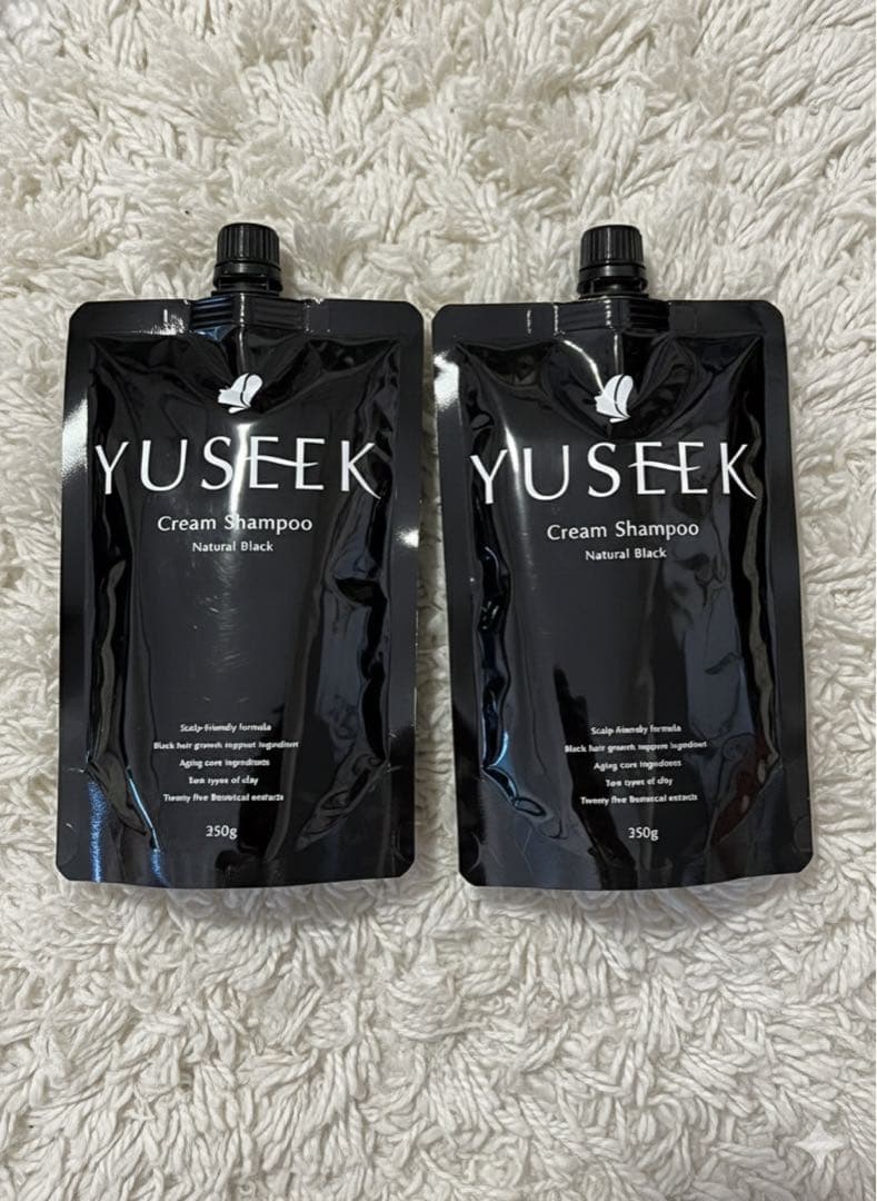 YUSEEK Cream Shampoo ブラック　350g 2個セット