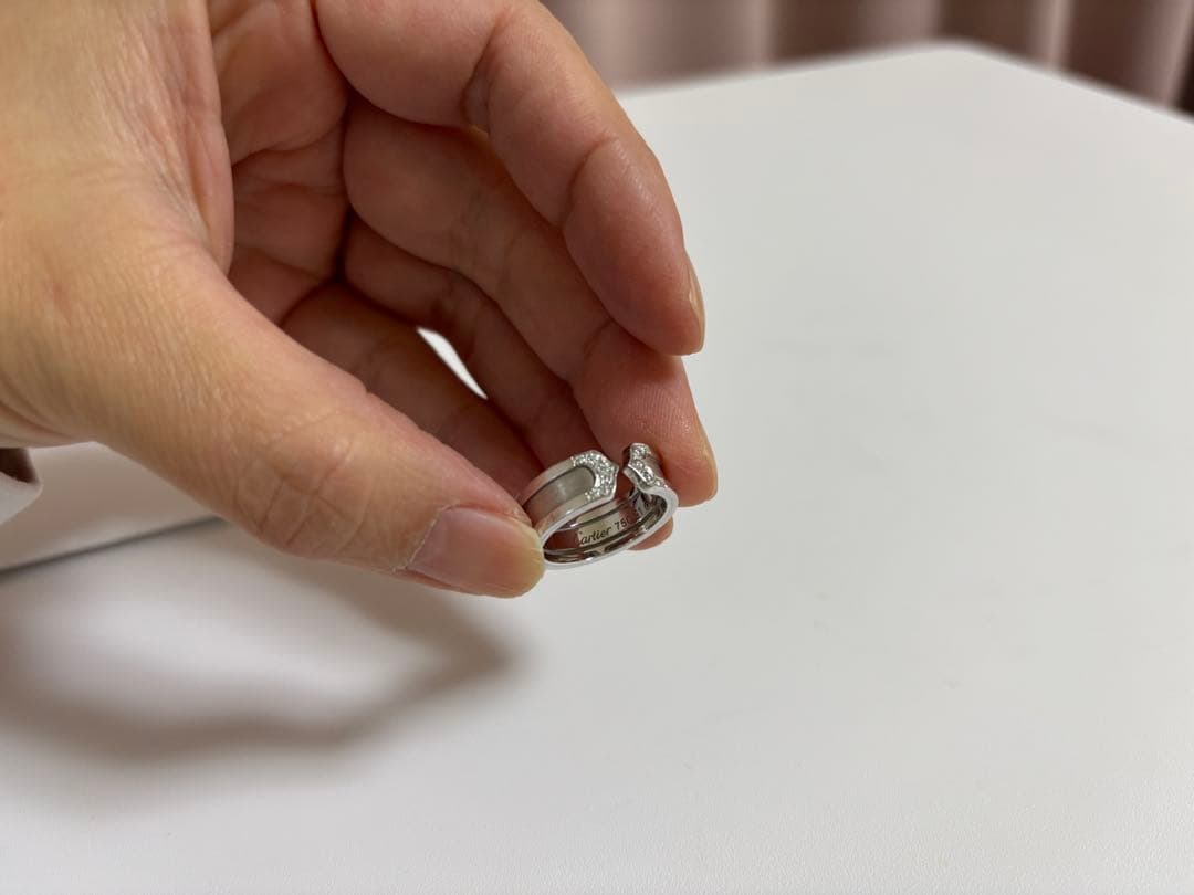 Cartier C2 リング　ダイヤ　51号　11号　箱　保証書　カルティエ