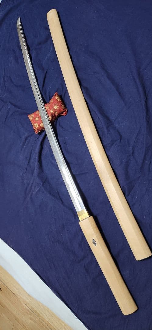 【模造刀 】白鞘 太刀用刀身 居合刀刀身