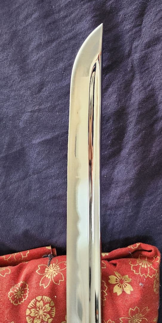 【模造刀 】白鞘 太刀用刀身 居合刀刀身