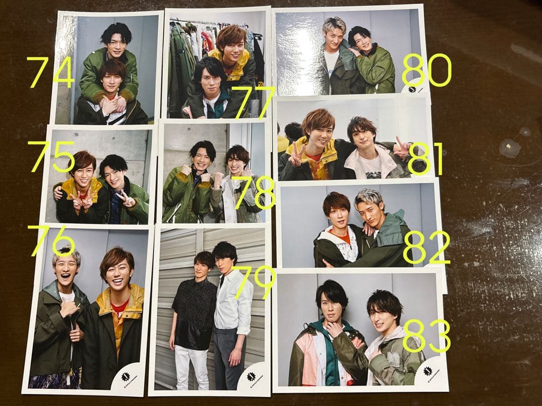 Man 6人ver. 公式生写真　混合・集合