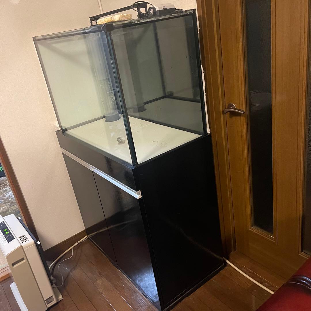 900 アクリル水槽　オーバーフロー 大型水槽 & キャビネット水槽台