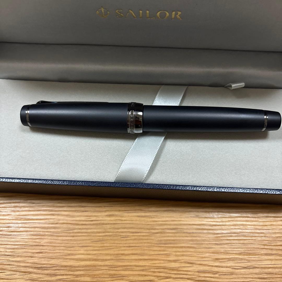 試筆のみ sailor セーラー万年筆 プロギア インペリアルブラック 細字