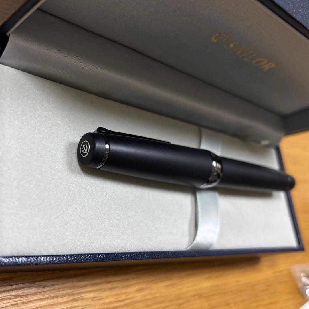 試筆のみ sailor セーラー万年筆 プロギア インペリアルブラック 細字