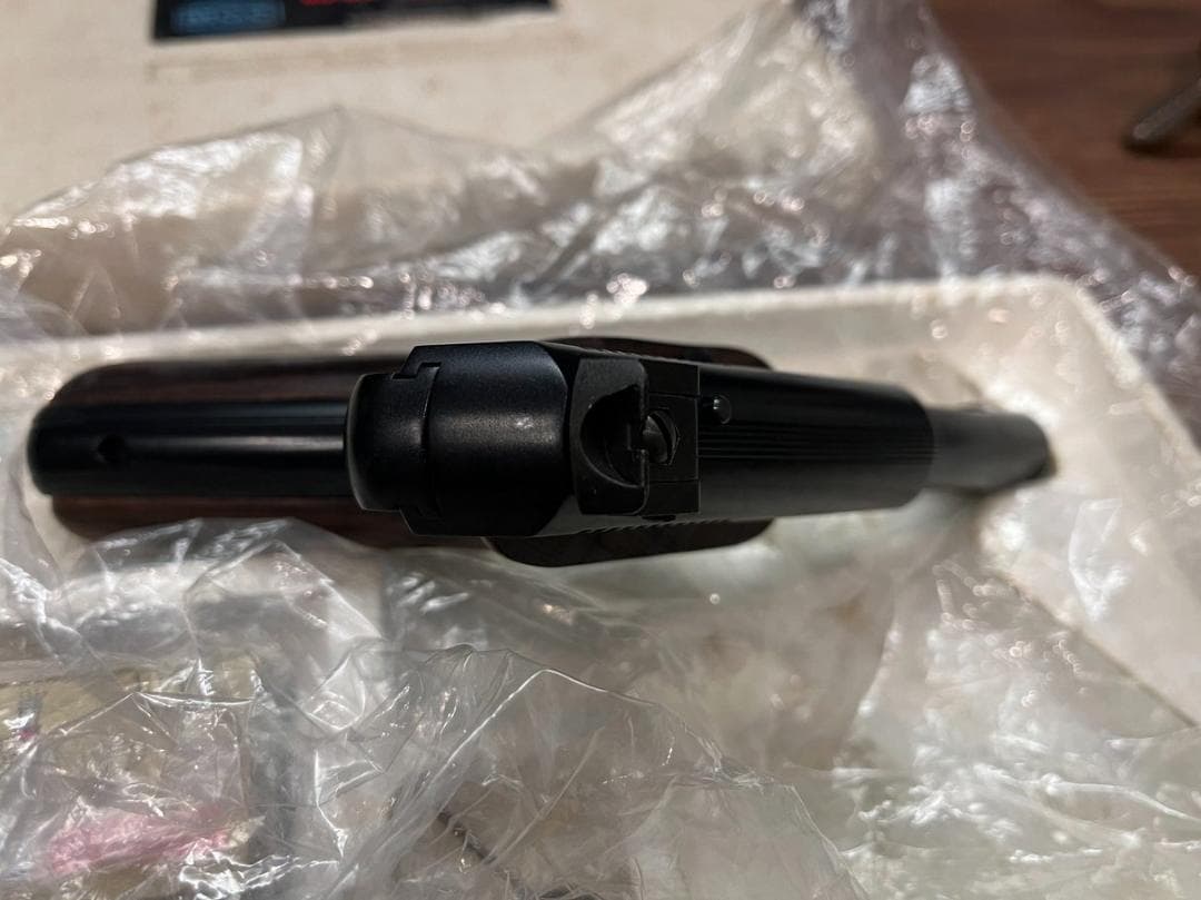 MGC製　COLT ウッズマン 飛葉タイプ 木製グリップ モデルガン