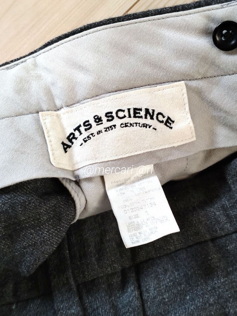 パンツ ARTS&SCIENCE easy sarrouel pants
