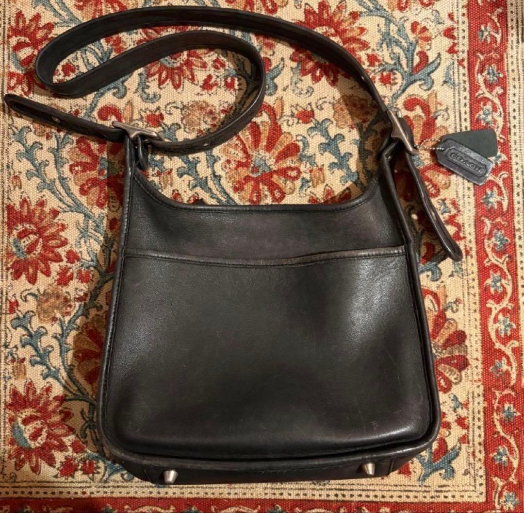 【オールドコーチ】　黒　ショルダーバッグ