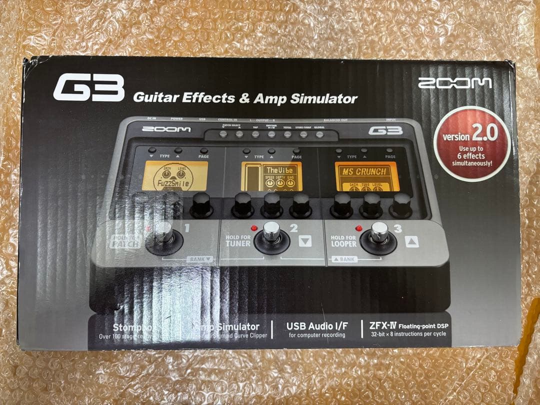 Zoom G3 エフェクター　おまけ付き