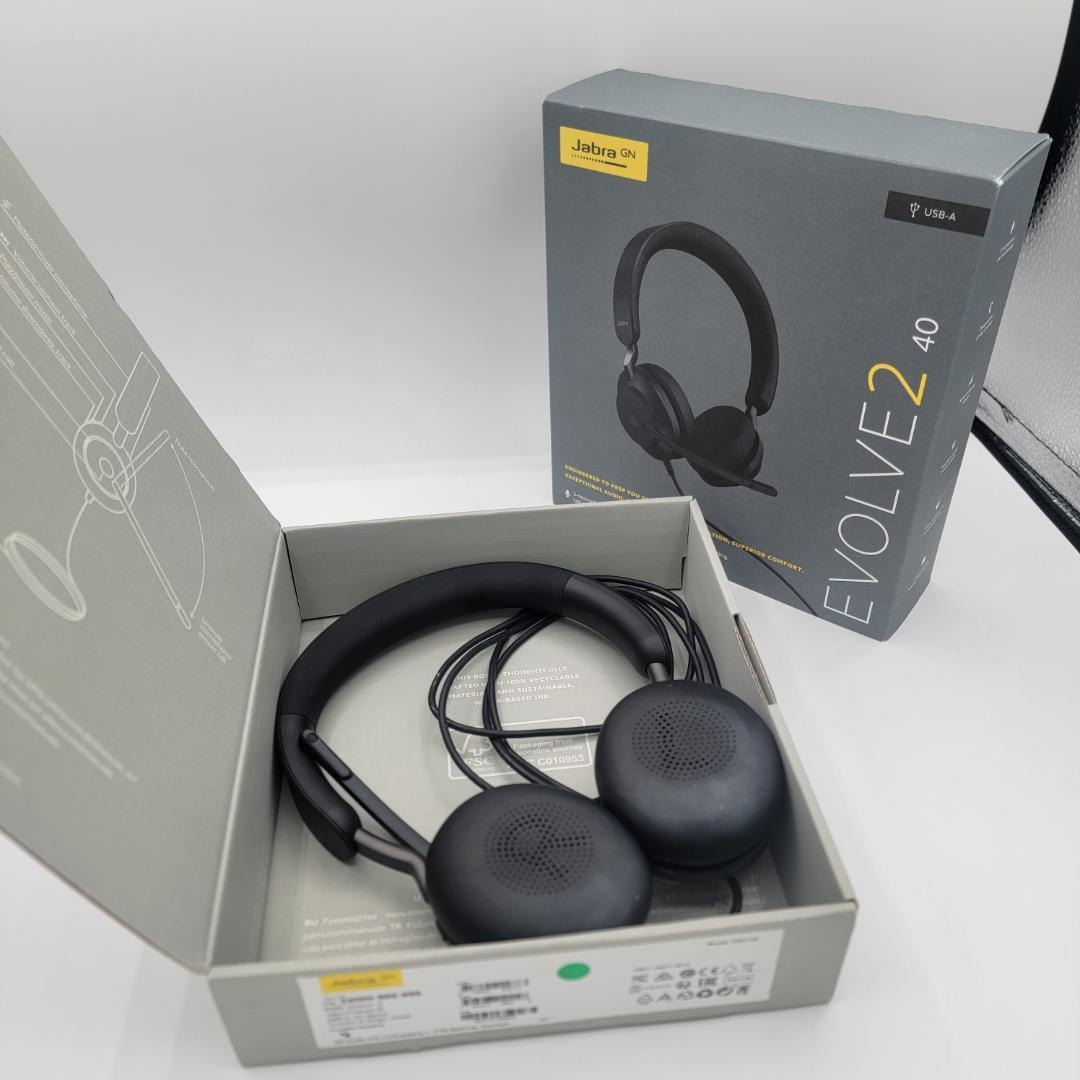 Jabra Evolve2 40 ヘッドセット Web会議 【美品】