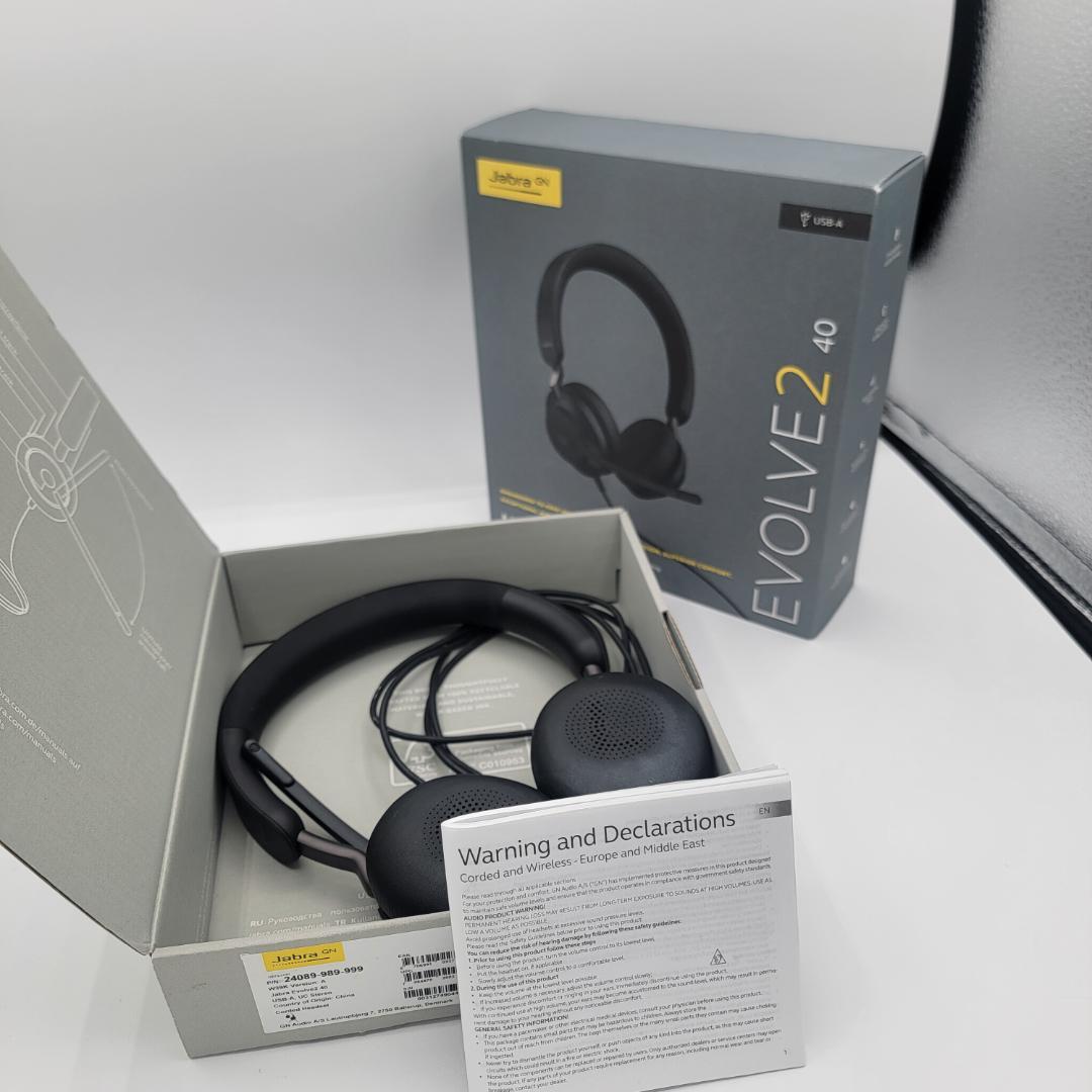 Jabra Evolve2 40 ヘッドセット Web会議 【美品】