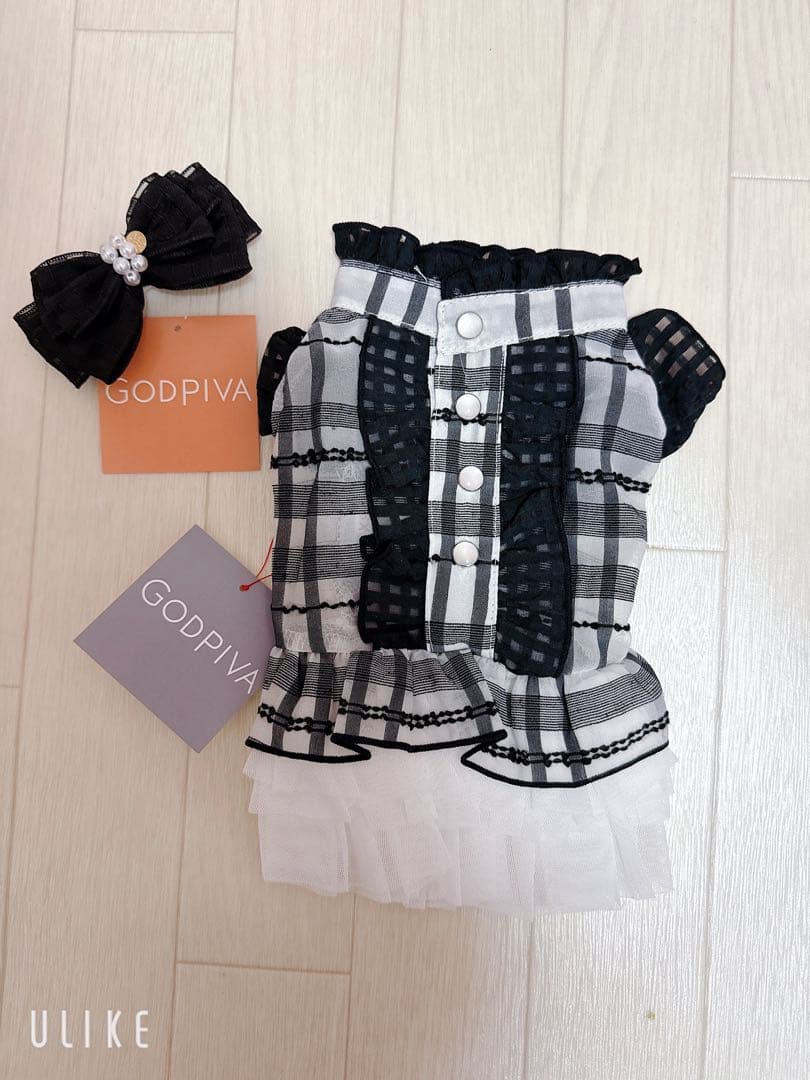 新品未使用　ゴッドピバ　ワンピース　バレッタ付き