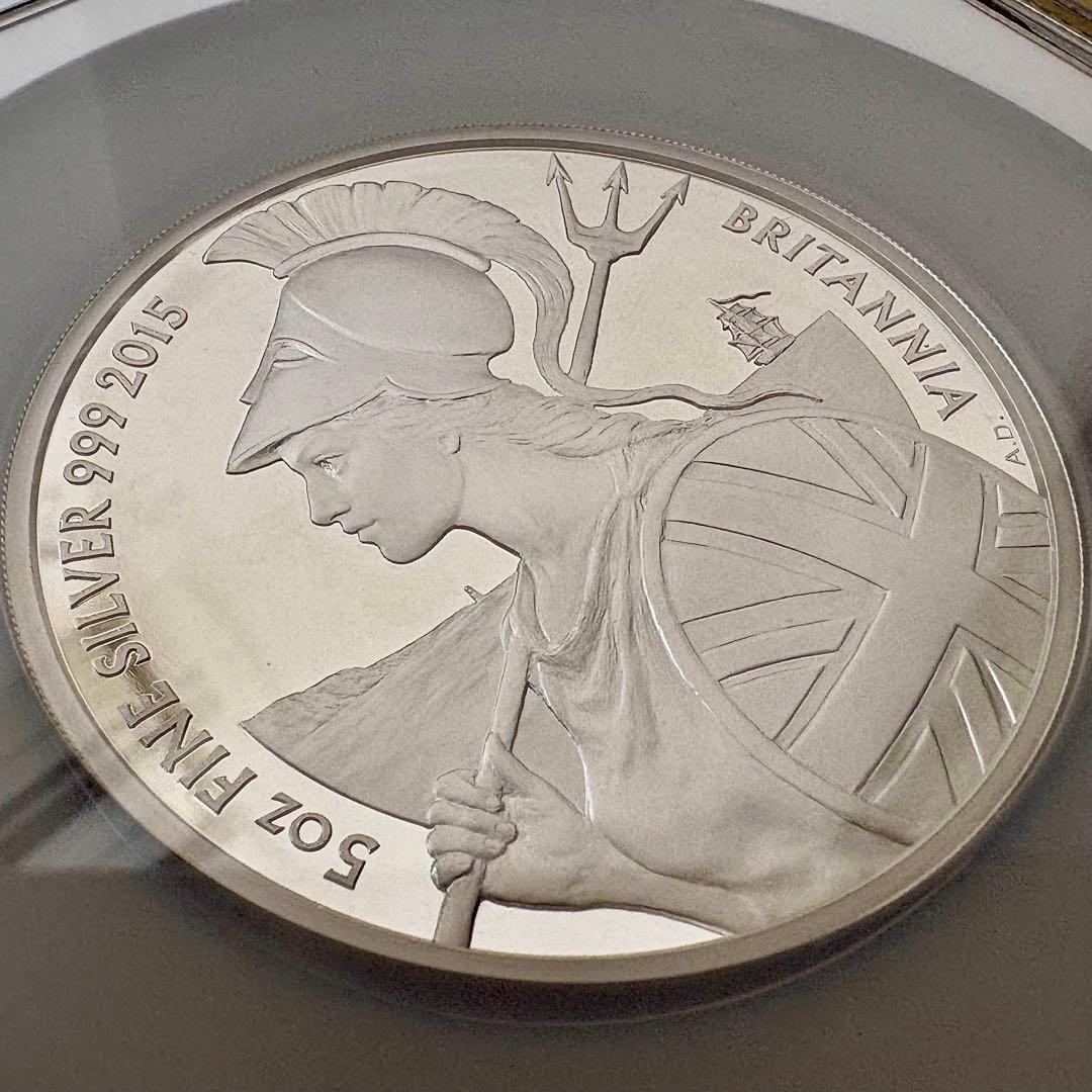 2015 イギリス ブリタニア 10ポンド 5オンス 銀貨
