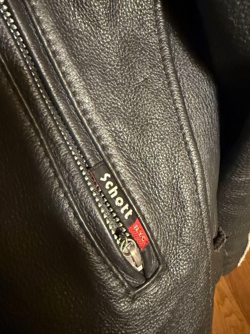 Schott クラシックレザーライダースジャケット XL