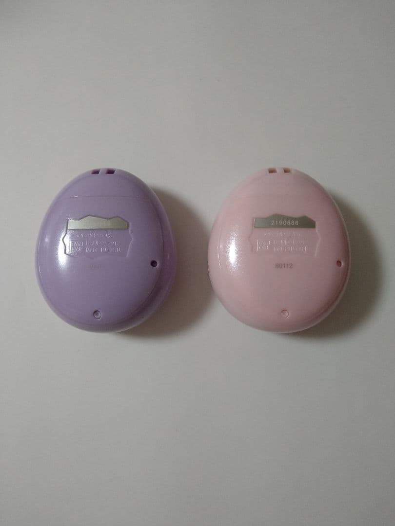 たまごっちピース ピンク パープル＋たまデコピアス4個