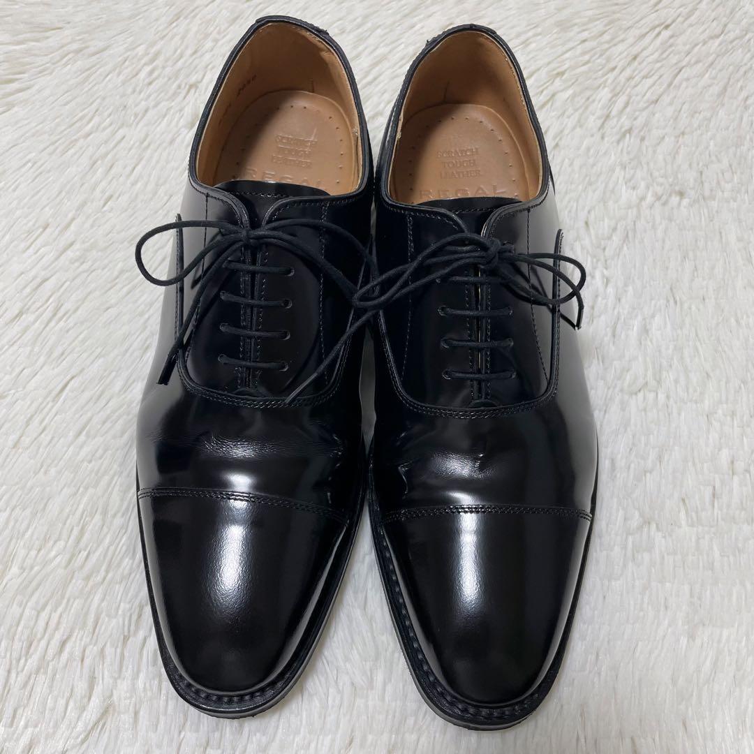 極美品✨リーガル　41EL ストレートチップ　冠婚葬祭対応　24.5cm 日本製