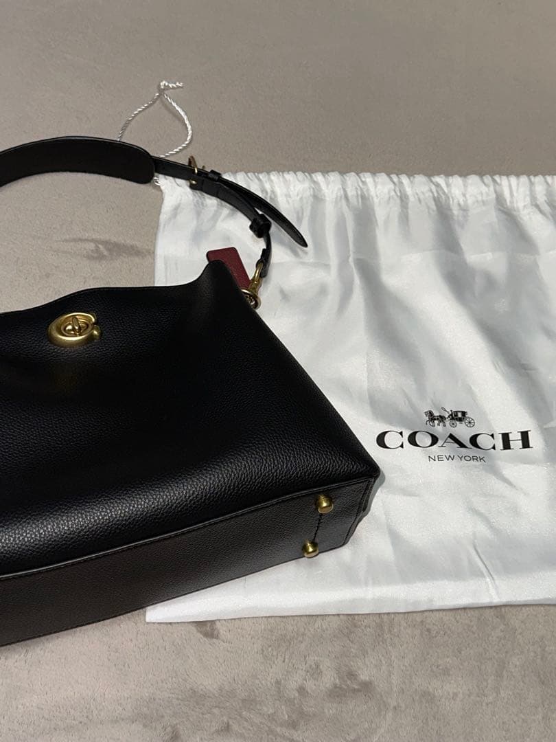 COACH コーチ ショルダーバッグ ウィロー　ブラック