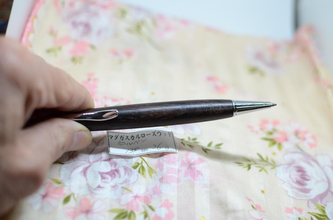 【ベル＝僕】完成いたしました。木軸　手作り　木のボールペン