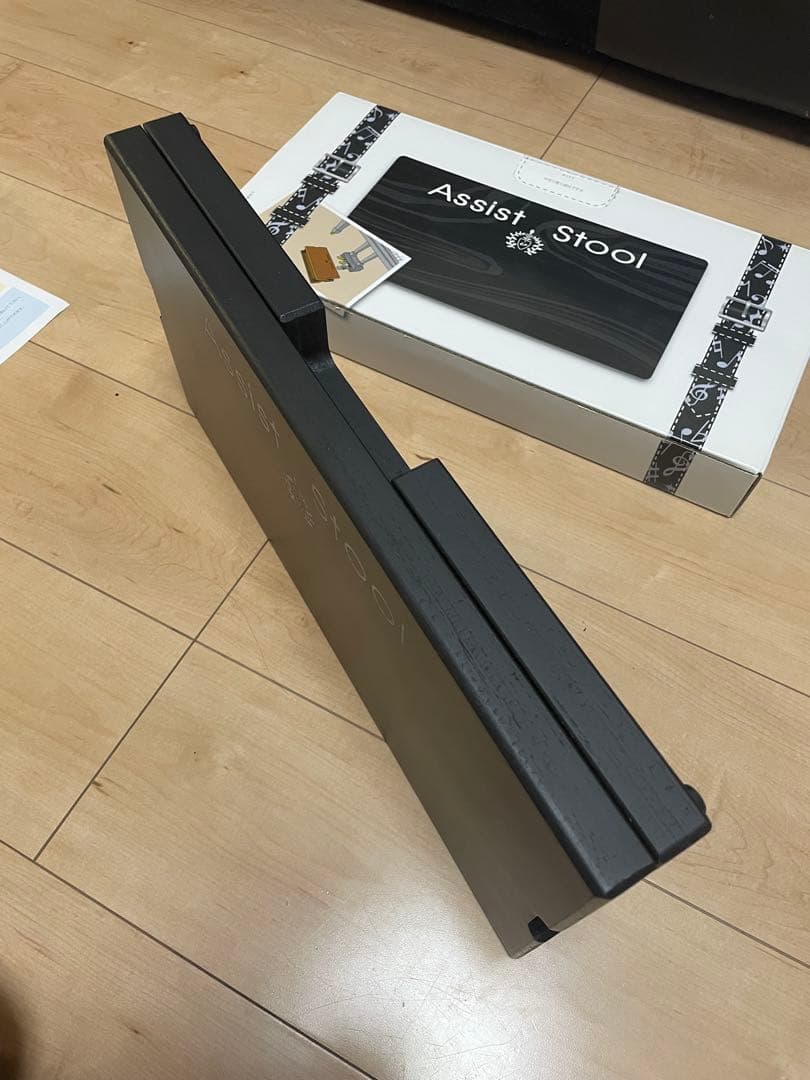 吉澤 ヨシザワ ピアノ補助台 アシストスツール アシストペダル　ハイツールセット