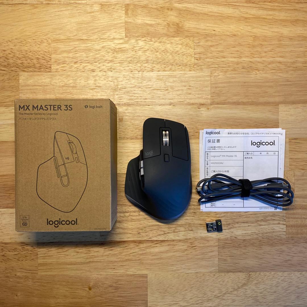 【超美品】logicool MX MASTER 3S ワイヤレスマウス早い者勝ち